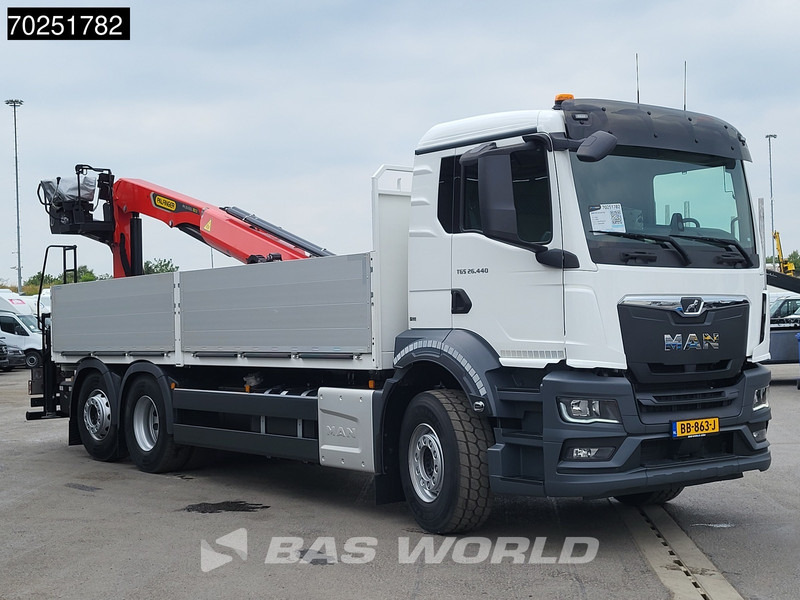 Pritsche LKW, Autokran, Zustand - NEU MAN TGS 26.440 6X2 NEW NL-Truck Palfinger PK 20.501 L TEC3 Kran Crane Baustoff Euro 6: das Bild 13