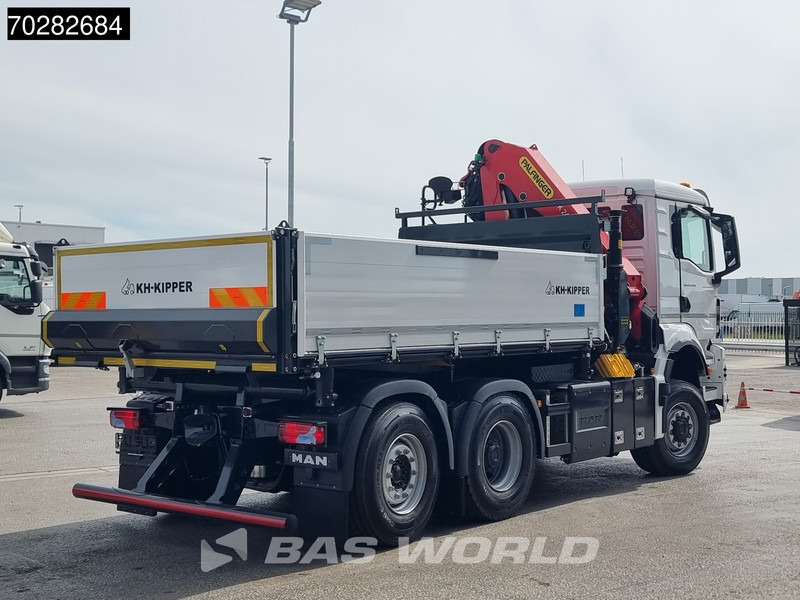 Kipper, Autokran, Zustand - NEU MAN TGS 28.520 6X4 Palfinger PK24001 SLD 5 Kran 2-way tipper Retarder Big-Axle Liftachse Euro 6: das Bild 15