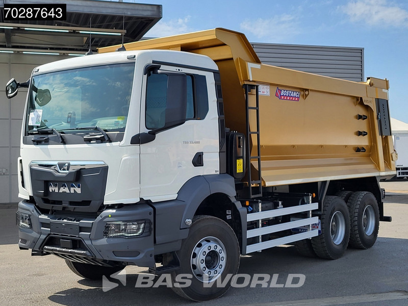 Kipper, Zustand - NEU MAN TGS 33.480 6X4 NEW! 20m3 Tipper Steelsuspension Big-Axle Automatic Euro 6: das Bild 5