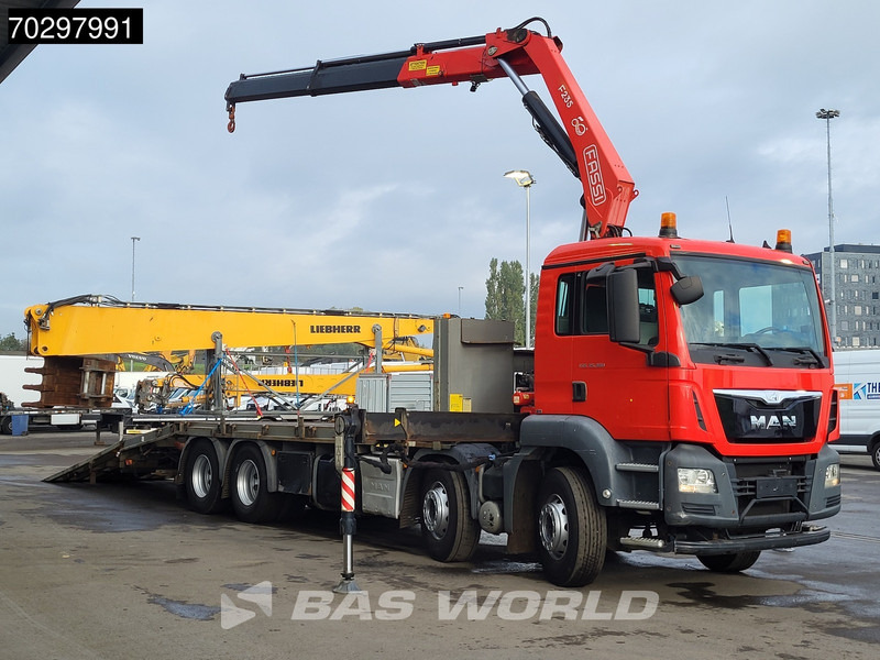 MAN TGS 35.360 TGS 8X2 Fassi F235A.0.22 Crane Kran Winch Hydraulic ramp Lift-Axle Navi Euro 6 - Pritsche LKW, Autokran: das Bild 5 MAN TGS 35.360 TGS 8X2 Fassi F235A.0.22 Crane Kran Winch Hydraulic ramp Lift-Axle Navi Euro 6 - Pritsche LKW, Autokran: das Bild 5