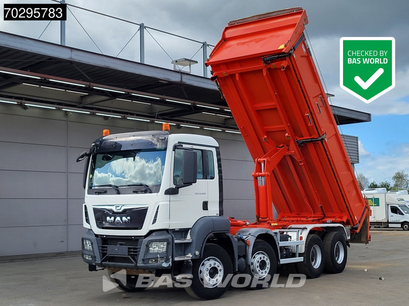 MAN TGS 35.400 8X4 13m3 CIF Bennes 2-side tipper Steel suspension Automatic Euro 6 - Kipper: das Bild 1 MAN TGS 35.400 8X4 13m3 CIF Bennes 2-side tipper Steel suspension Automatic Euro 6 - Kipper: das Bild 1
