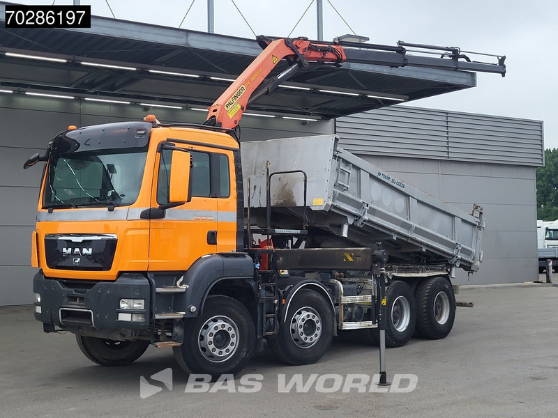MAN TGS 35.400 8X4 Palfinger PK16001 K Kran Crane Retarder Big-Axle 2-Way tipper Euro 6 - Kipper, Autokran: das Bild 3 MAN TGS 35.400 8X4 Palfinger PK16001 K Kran Crane Retarder Big-Axle 2-Way tipper Euro 6 - Kipper, Autokran: das Bild 3