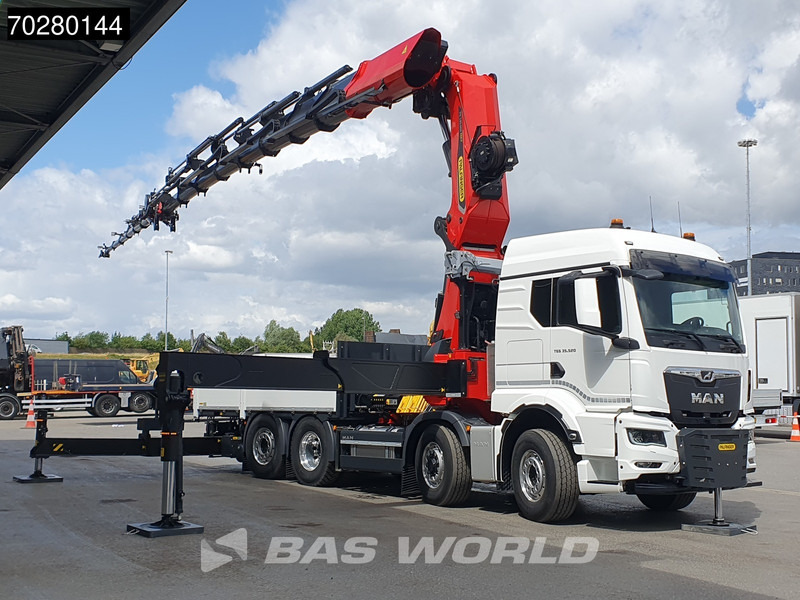 MAN TGS 35.520 8X4 Palfinger PK135.002 TEC 7 Kran Crane Hydrodrive Lift+steering axle Navi LED Euro 6 - Pritsche LKW, Autokran: das Bild 3 MAN TGS 35.520 8X4 Palfinger PK135.002 TEC 7 Kran Crane Hydrodrive Lift+steering axle Navi LED Euro 6 - Pritsche LKW, Autokran: das Bild 3