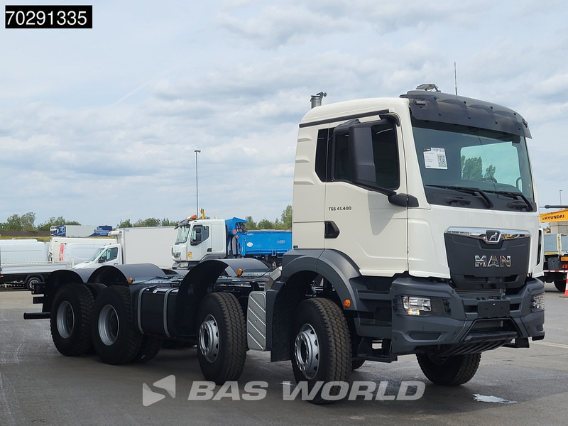 MAN TGS 41.400 8X4 New 8x4 chassis Engine PTO Steelsuspension Big-Axle Manual Euro 2 - Fahrgestell LKW: das Bild 3 MAN TGS 41.400 8X4 New 8x4 chassis Engine PTO Steelsuspension Big-Axle Manual Euro 2 - Fahrgestell LKW: das Bild 3