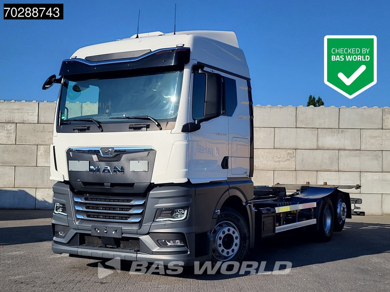 MAN TGX 26.470 6X2 BDF Retarder Lift-Axle LED Standairco Automatic Euro 6 - Containerwagen/ Wechselfahrgestell LKW: das Bild 1 MAN TGX 26.470 6X2 BDF Retarder Lift-Axle LED Standairco Automatic Euro 6 - Containerwagen/ Wechselfahrgestell LKW: das Bild 1