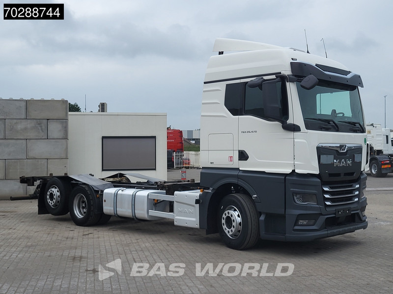 MAN TGX 26.470 6X2 BDF Retarder Lift Axle Standklima Automatic LED Euro 6 - Containerwagen/ Wechselfahrgestell LKW: das Bild 3 MAN TGX 26.470 6X2 BDF Retarder Lift Axle Standklima Automatic LED Euro 6 - Containerwagen/ Wechselfahrgestell LKW: das Bild 3