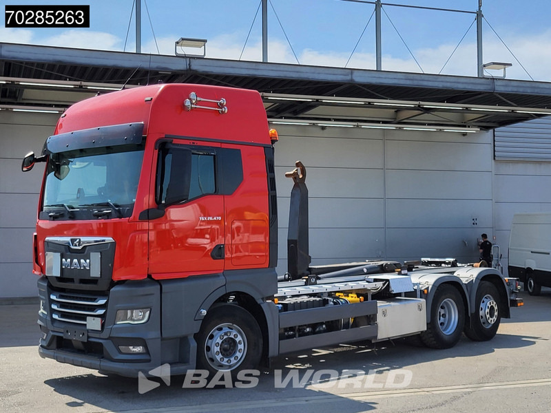 Abrollkipper MAN TGX 26.470 TGX 6X2 21 Tonnes VDL hooklift Retarder Lift+Lenkachse ACC Navi Euro 6: das Bild 7