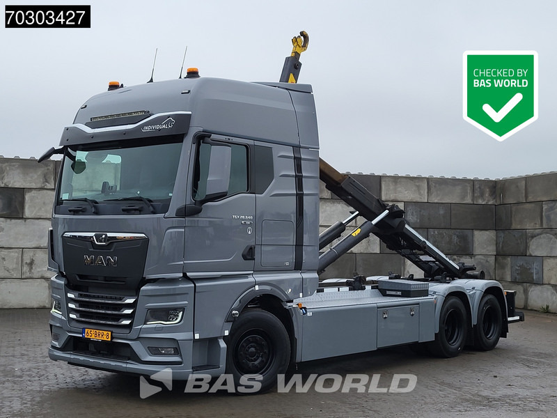 MAN TGX 28.640 TGX 6X2 NL-Truck APK Hyva 26-60-S containersystem Lift-axle Automatic Euro 6 - Abrollkipper: das Bild 1 MAN TGX 28.640 TGX 6X2 NL-Truck APK Hyva 26-60-S containersystem Lift-axle Automatic Euro 6 - Abrollkipper: das Bild 1