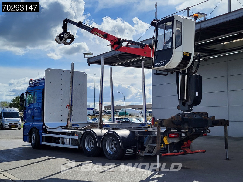 MAN TGX 33.580 TGX 6X4 Palfinger Epsilon Wood crane Holztransport Retarder Navi Xenon Euro 6 - Holztransporter, Autokran: das Bild 2 MAN TGX 33.580 TGX 6X4 Palfinger Epsilon Wood crane Holztransport Retarder Navi Xenon Euro 6 - Holztransporter, Autokran: das Bild 2