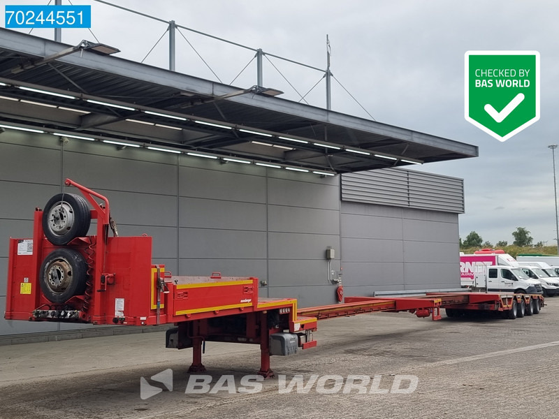 MEUSBURGER MTS-4 2xAusziehbar bis 21M Lift + 4xLenkachse - Tieflader Auflieger: das Bild 1 MEUSBURGER MTS-4 2xAusziehbar bis 21M Lift + 4xLenkachse - Tieflader Auflieger: das Bild 1