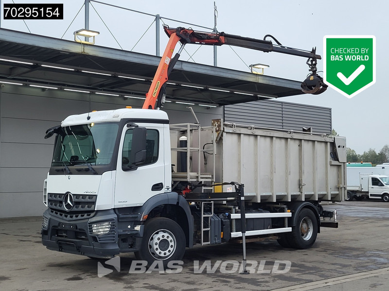 Mercedes-Benz Actros 1833 4X2 Palfinger PK7.501 SLD Kran Crane 17m3 tipper Big-Axle Euro 6 - Kipper, Autokran: das Bild 1 Mercedes-Benz Actros 1833 4X2 Palfinger PK7.501 SLD Kran Crane 17m3 tipper Big-Axle Euro 6 - Kipper, Autokran: das Bild 1