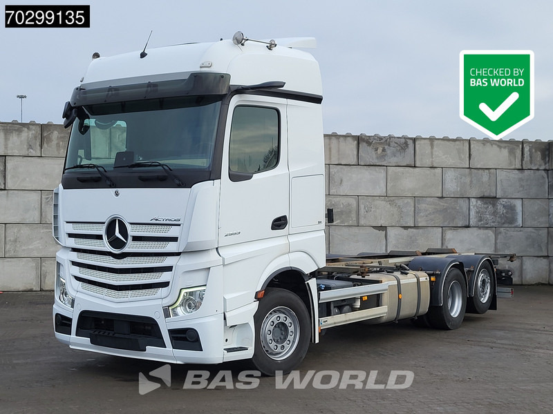 Mercedes-Benz Actros 2553 Actros 6X2 Full Air Retarder Lift Axle Euro 6 - Containerwagen/ Wechselfahrgestell LKW: das Bild 1 Mercedes-Benz Actros 2553 Actros 6X2 Full Air Retarder Lift Axle Euro 6 - Containerwagen/ Wechselfahrgestell LKW: das Bild 1