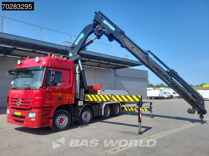 Mercedes-Benz Actros 2648 850 8X4 Effer 350/9S Kran Fifth wheel Big-Axle Automatic Euro 5 - Pritsche LKW, Autokran: das Bild 3 Mercedes-Benz Actros 2648 850 8X4 Effer 350/9S Kran Fifth wheel Big-Axle Automatic Euro 5 - Pritsche LKW, Autokran: das Bild 3