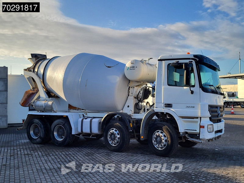 Mercedes-Benz Actros 3236 8X4 9m3 Stetter Mixer Retarder Steelsuspension Big-Axle Euro 3 - Fahrmischer: das Bild 3 Mercedes-Benz Actros 3236 8X4 9m3 Stetter Mixer Retarder Steelsuspension Big-Axle Euro 3 - Fahrmischer: das Bild 3