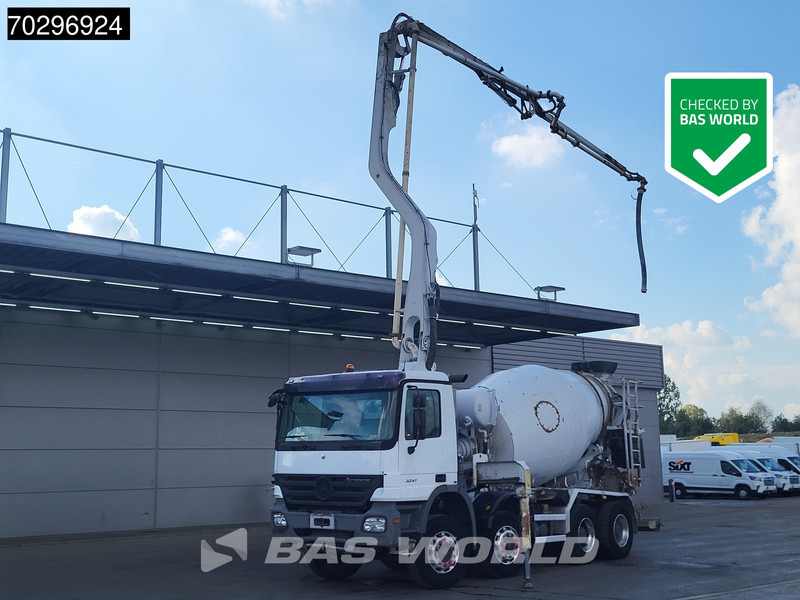Mercedes-Benz Actros 3241 8X4 Putzmeister TMM 21 PUMI 7m3 Liebherr mixer 3-Pedals Big-Axle Euro 3 - Fahrmischer: das Bild 1 Mercedes-Benz Actros 3241 8X4 Putzmeister TMM 21 PUMI 7m3 Liebherr mixer 3-Pedals Big-Axle Euro 3 - Fahrmischer: das Bild 1