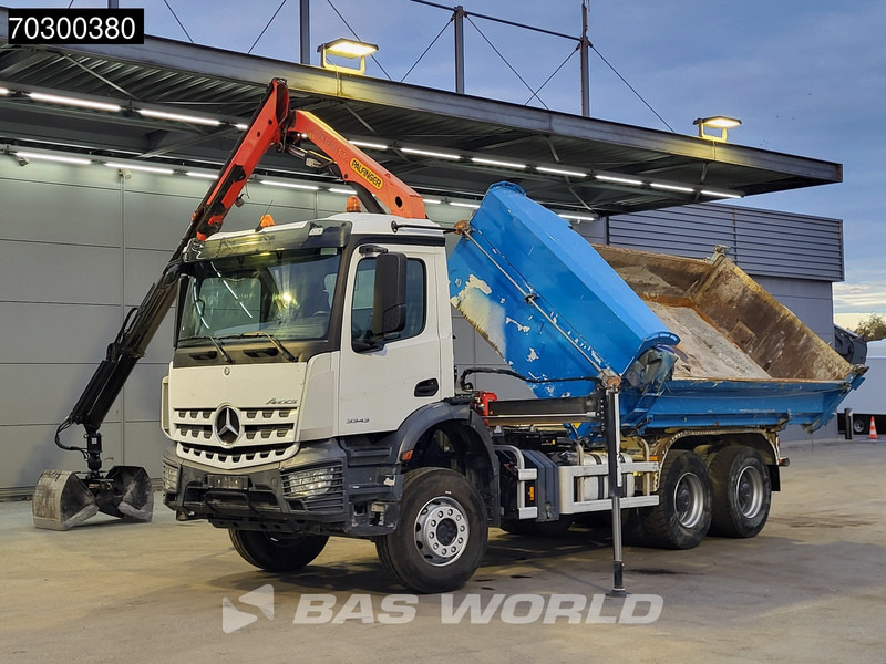 Mercedes-Benz Arocs 3343 6X4 Palfinger PK12.501 SLD Kran Crane 7m3 tipper Big-Axle Automatic Euro 6 - Kipper, Autokran: das Bild 5 Mercedes-Benz Arocs 3343 6X4 Palfinger PK12.501 SLD Kran Crane 7m3 tipper Big-Axle Automatic Euro 6 - Kipper, Autokran: das Bild 5