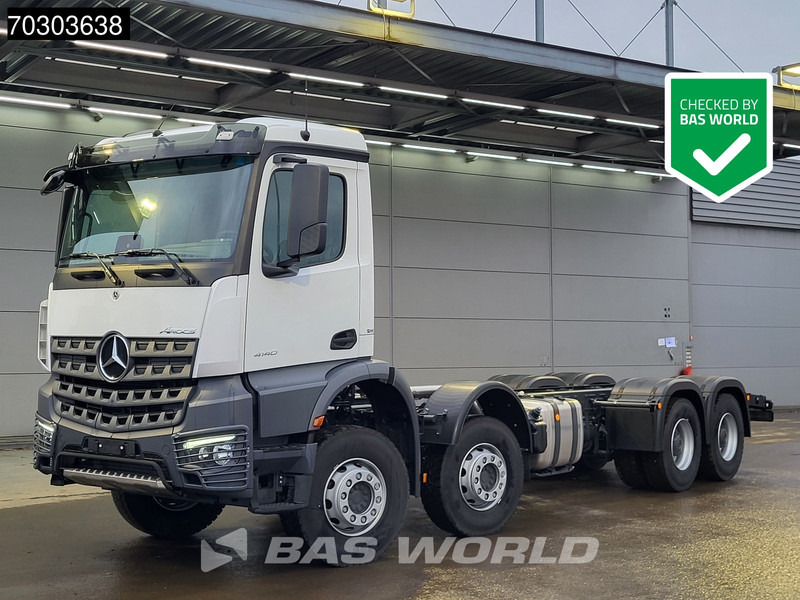 Mercedes-Benz Arocs 4140 8X4 NEW! Chassis Automatic Steelsuspension Euro 5 - Fahrgestell LKW: das Bild 1 Mercedes-Benz Arocs 4140 8X4 NEW! Chassis Automatic Steelsuspension Euro 5 - Fahrgestell LKW: das Bild 1