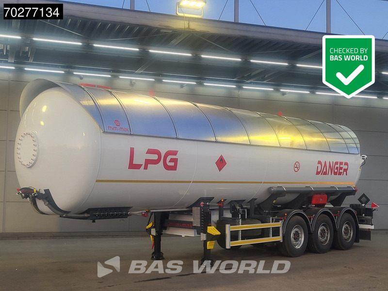 Mim-Mak LPG TRANSPORT TANK 3 axles NEW 48m3 Liftachse Gas ADR - Tankauflieger: das Bild 1 Mim-Mak LPG TRANSPORT TANK 3 axles NEW 48m3 Liftachse Gas ADR - Tankauflieger: das Bild 1