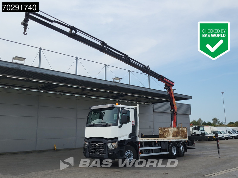 Renault C 380 6X2 Palfinger PK 22002 EH Crane Optibrake Euro 6 - Pritsche LKW, Autokran: das Bild 1 Renault C 380 6X2 Palfinger PK 22002 EH Crane Optibrake Euro 6 - Pritsche LKW, Autokran: das Bild 1