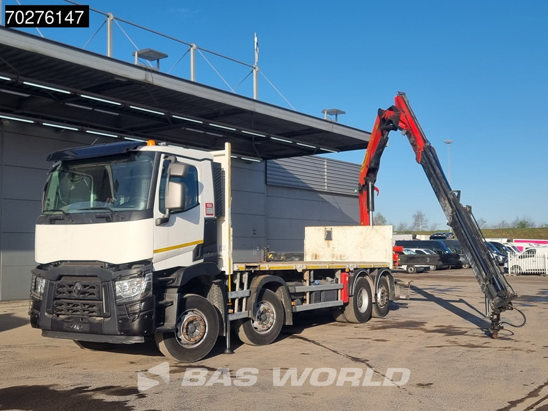 Renault C 380 8X2 Palfinger PK24001K Remote Lenkachse Euro 6 - Pritsche LKW, Autokran: das Bild 3 Renault C 380 8X2 Palfinger PK24001K Remote Lenkachse Euro 6 - Pritsche LKW, Autokran: das Bild 3