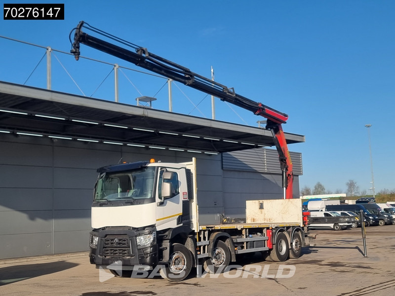 Renault C 380 8X2 Palfinger PK24001K Remote Lenkachse Euro 6 - Pritsche LKW, Autokran: das Bild 1 Renault C 380 8X2 Palfinger PK24001K Remote Lenkachse Euro 6 - Pritsche LKW, Autokran: das Bild 1