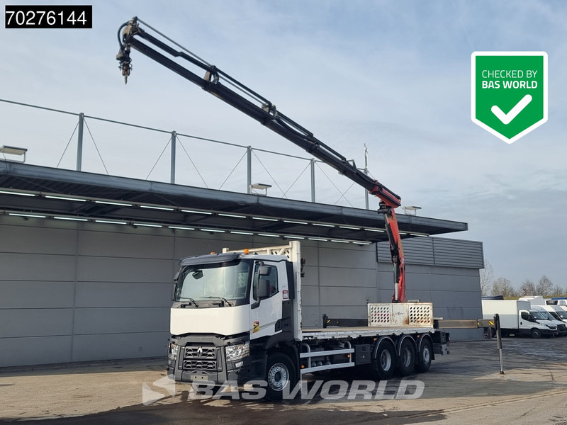 Renault C 380 8X4 Palfinger PK 23001 EH Remote Lift+Lenkachse Euro 6 - Pritsche LKW, Autokran: das Bild 1 Renault C 380 8X4 Palfinger PK 23001 EH Remote Lift+Lenkachse Euro 6 - Pritsche LKW, Autokran: das Bild 1