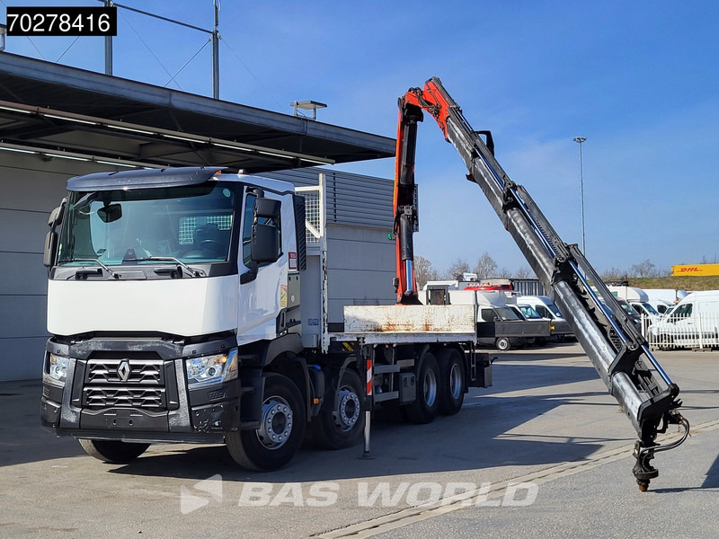 Renault C 430 8X4 Palfinger PK33002EH Euro 6 Big Axle - Pritsche LKW, Autokran: das Bild 1 Renault C 430 8X4 Palfinger PK33002EH Euro 6 Big Axle - Pritsche LKW, Autokran: das Bild 1