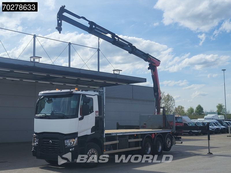 Renault C 480 8X4 Palfinger PK24.001 SLD5 Crane Kran Automatic Liftachse Euro 6 - Pritsche LKW, Autokran: das Bild 3 Renault C 480 8X4 Palfinger PK24.001 SLD5 Crane Kran Automatic Liftachse Euro 6 - Pritsche LKW, Autokran: das Bild 3