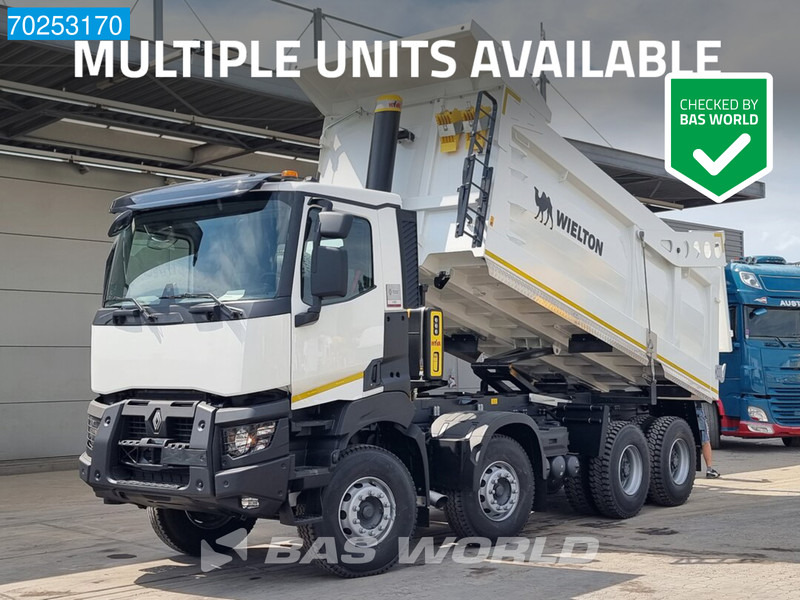 Renault K 420 8X4 More units available! Optidriver 20m3 Drum Brakes SteelSuspension StandKlima Euro 3 - Kipper: das Bild 1 Renault K 420 8X4 More units available! Optidriver 20m3 Drum Brakes SteelSuspension StandKlima Euro 3 - Kipper: das Bild 1