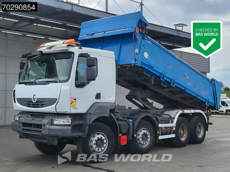 Renault Kerax 430 8X4 15m3 Forez Bennes Tipper 3-sides Steelsuspension Big-Axle Automatic Euro 5 - Kipper: das Bild 1 Renault Kerax 430 8X4 15m3 Forez Bennes Tipper 3-sides Steelsuspension Big-Axle Automatic Euro 5 - Kipper: das Bild 1