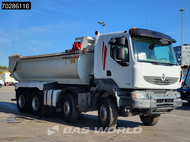 Kipper Renault Kerax 430 8X4 16m3 tipper Retarder Big-Axle steel suspension automatic Euro 5: das Bild 7