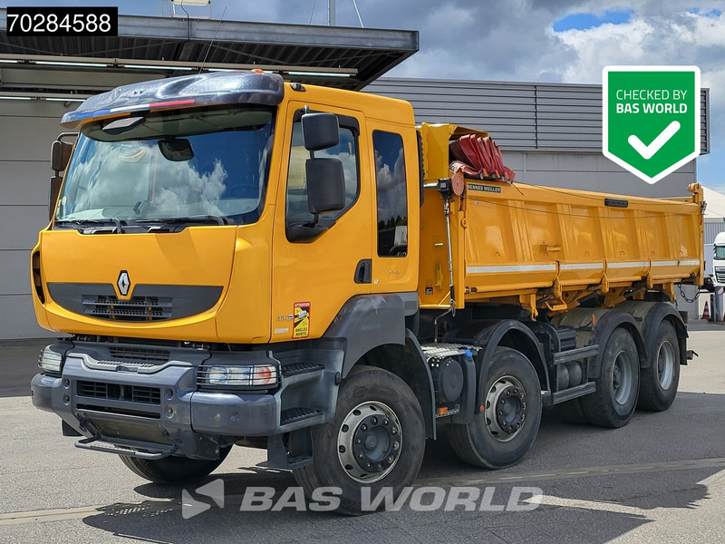 Renault Kerax 480 8X4 13m3 Meiller 2-way tipper Retarder Big-Axle Automatic Euro 5 - Kipper: das Bild 1 Renault Kerax 480 8X4 13m3 Meiller 2-way tipper Retarder Big-Axle Automatic Euro 5 - Kipper: das Bild 1