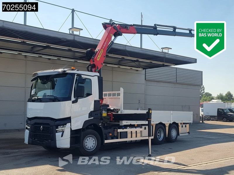 Renault T 440 6X2 2024 NL reg. possible Palfinger PK24.001 SLD Crane Lift+Lenkasche Euro 6 - Pritsche LKW, Autokran: das Bild 1 Renault T 440 6X2 2024 NL reg. possible Palfinger PK24.001 SLD Crane Lift+Lenkasche Euro 6 - Pritsche LKW, Autokran: das Bild 1