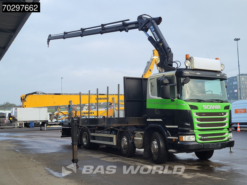 Scania G400 G 8X2 MKG HLK 231 HPA4 Crane Retarder Lift+Steering-Axle Euro 5 - Pritsche LKW, Autokran: das Bild 3 Scania G400 G 8X2 MKG HLK 231 HPA4 Crane Retarder Lift+Steering-Axle Euro 5 - Pritsche LKW, Autokran: das Bild 3