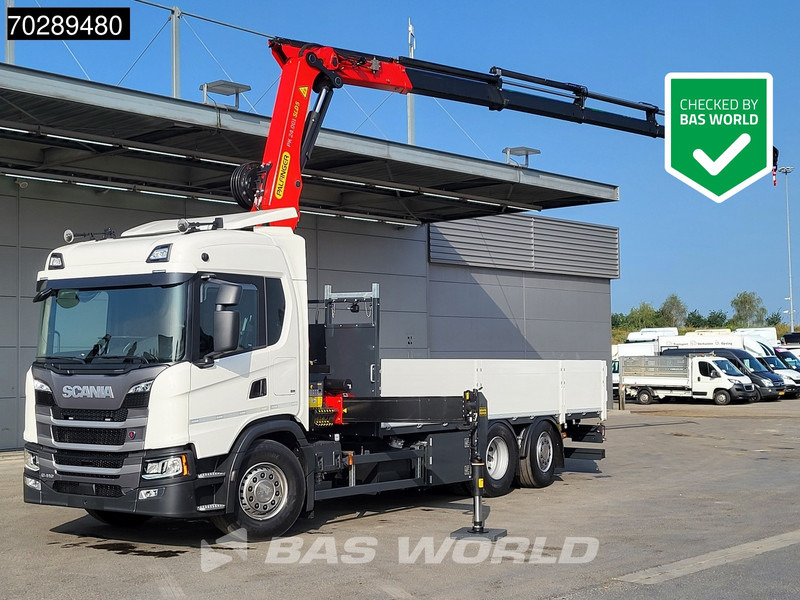 Scania G410 6X2 New! Palfinger PK24.001 SLD 5 Crane Kran Retarder Lift+Steering Axle LED ACC - Pritsche LKW, Autokran: das Bild 1 Scania G410 6X2 New! Palfinger PK24.001 SLD 5 Crane Kran Retarder Lift+Steering Axle LED ACC - Pritsche LKW, Autokran: das Bild 1