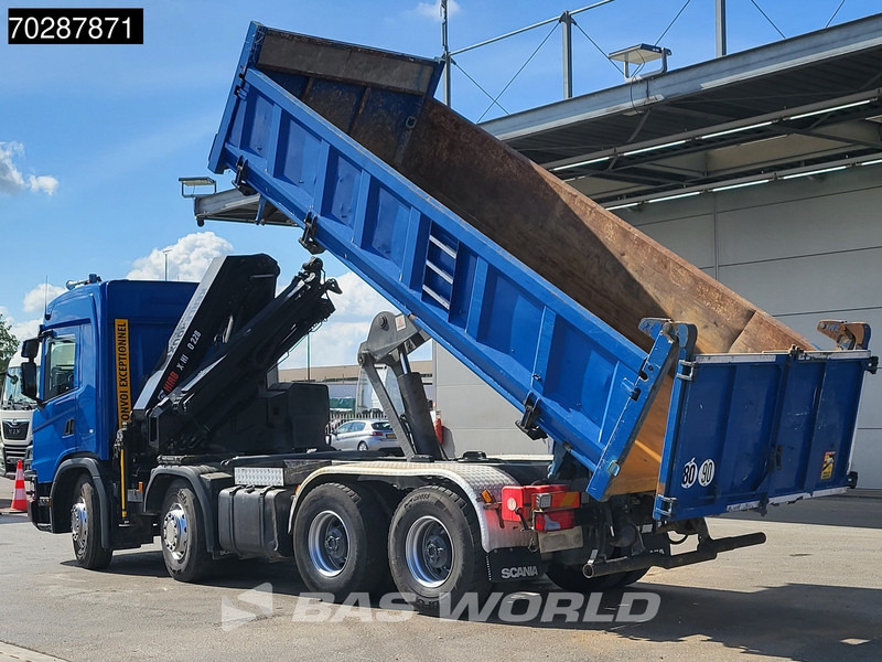 Scania G500 8X4 Hiab X-HIDUO 228 E-3 Crane Retarder Big-Axle Josset Menguy Tipper 14m3 Euro 6 - Kipper, Autokran: das Bild 5 Scania G500 8X4 Hiab X-HIDUO 228 E-3 Crane Retarder Big-Axle Josset Menguy Tipper 14m3 Euro 6 - Kipper, Autokran: das Bild 5