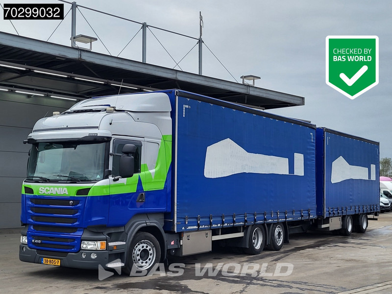 Scania R410 R 6X2 NL-Combi Curtainsides Lift+steering axle Automatic Euro 6 - Plane LKW: das Bild 1 Scania R410 R 6X2 NL-Combi Curtainsides Lift+steering axle Automatic Euro 6 - Plane LKW: das Bild 1