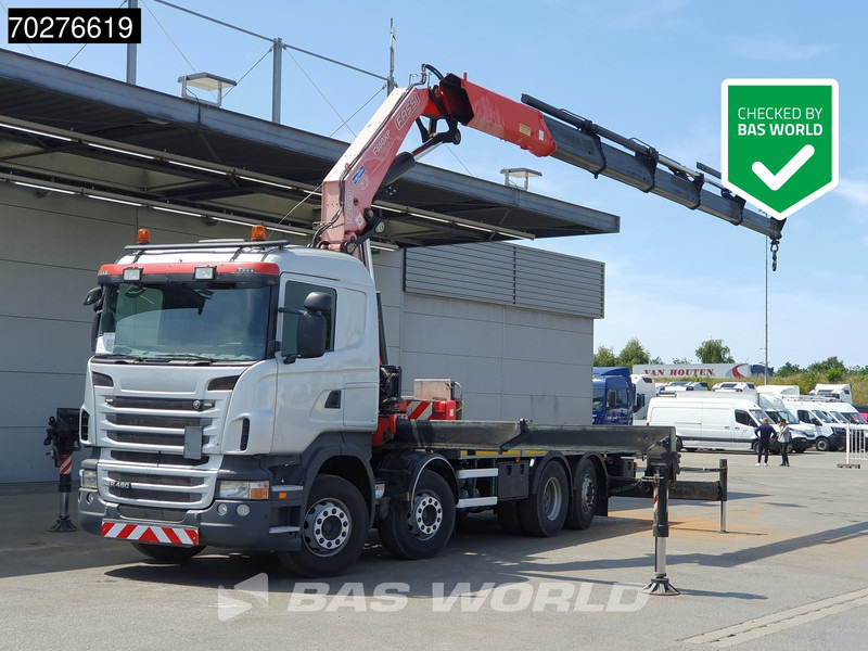 Scania R480 8X2 FASSI F660AXP.25 Manual Retarder Lift+Lenkachse Euro 5 - Pritsche LKW, Autokran: das Bild 1 Scania R480 8X2 FASSI F660AXP.25 Manual Retarder Lift+Lenkachse Euro 5 - Pritsche LKW, Autokran: das Bild 1