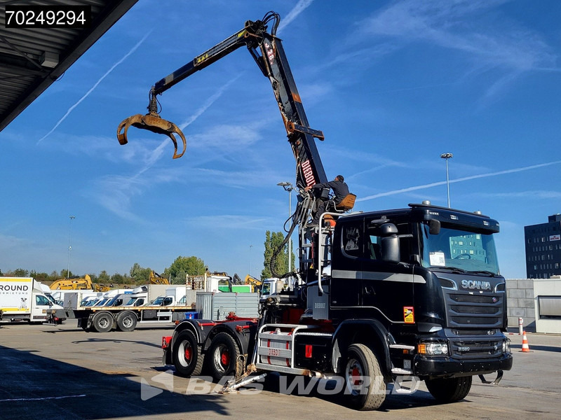 Scania R580 6X4 Holz Kran Diebolt D28 Full-Steel - Holztransporter, Autokran: das Bild 3 Scania R580 6X4 Holz Kran Diebolt D28 Full-Steel - Holztransporter, Autokran: das Bild 3