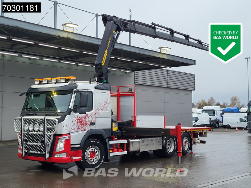 Volvo FM 410 FM 6X2 Palfinger PK 26002-EH E Kran Crane Lift +steering axle Automatic Euro 6 - Pritsche LKW, Autokran: das Bild 1 Volvo FM 410 FM 6X2 Palfinger PK 26002-EH E Kran Crane Lift +steering axle Automatic Euro 6 - Pritsche LKW, Autokran: das Bild 1