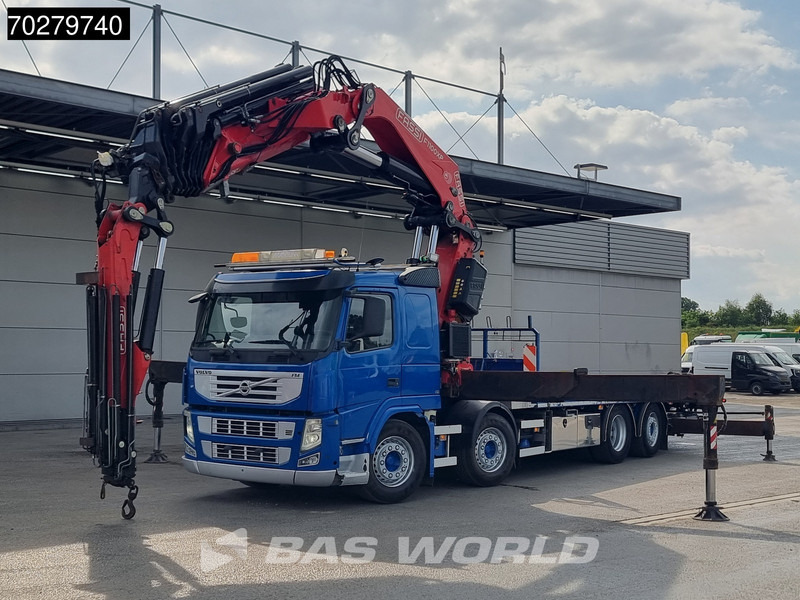 Volvo FM 450 8X2 FASSI 100 Ton/Meter Crane Kran 7 + 6 Jib Lift+steering Axle Euro 5 - Pritsche LKW, Autokran: das Bild 5 Volvo FM 450 8X2 FASSI 100 Ton/Meter Crane Kran 7 + 6 Jib Lift+steering Axle Euro 5 - Pritsche LKW, Autokran: das Bild 5