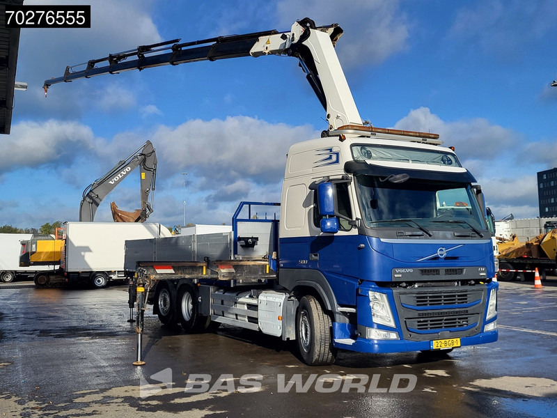 Volvo FM 500 FM 6X2 NL-Truck HMF 3220-K7 Kran Crane Winch Lift+Steering-Axle Euro 6 - Pritsche LKW, Autokran: das Bild 3 Volvo FM 500 FM 6X2 NL-Truck HMF 3220-K7 Kran Crane Winch Lift+Steering-Axle Euro 6 - Pritsche LKW, Autokran: das Bild 3