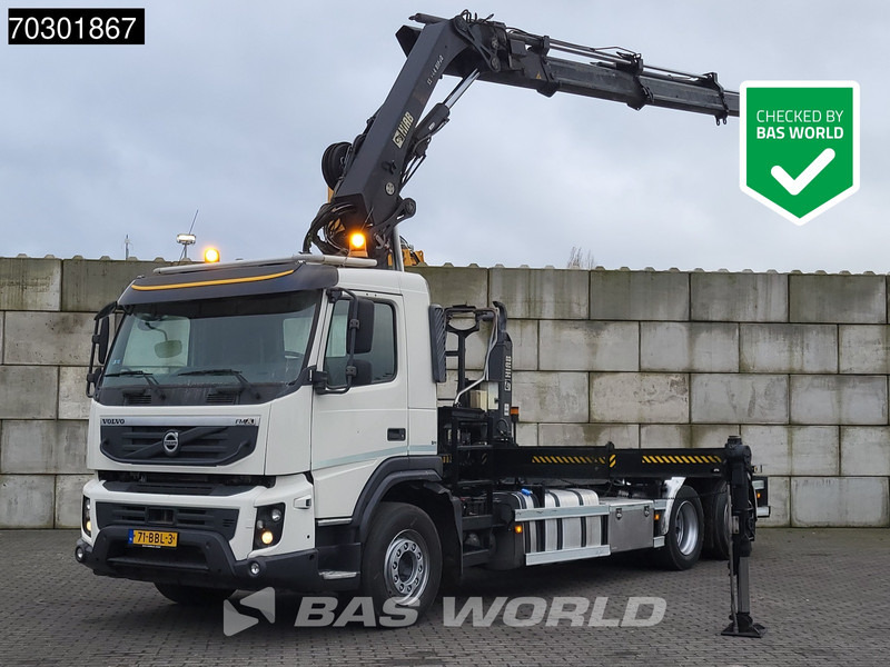 Volvo FMX 370 FMX 6X2 HIAB 244 E P-3 Hipro Kran + XR21S56 containersystem Lift+steering - Abrollkipper, Autokran: das Bild 1 Volvo FMX 370 FMX 6X2 HIAB 244 E P-3 Hipro Kran + XR21S56 containersystem Lift+steering - Abrollkipper, Autokran: das Bild 1