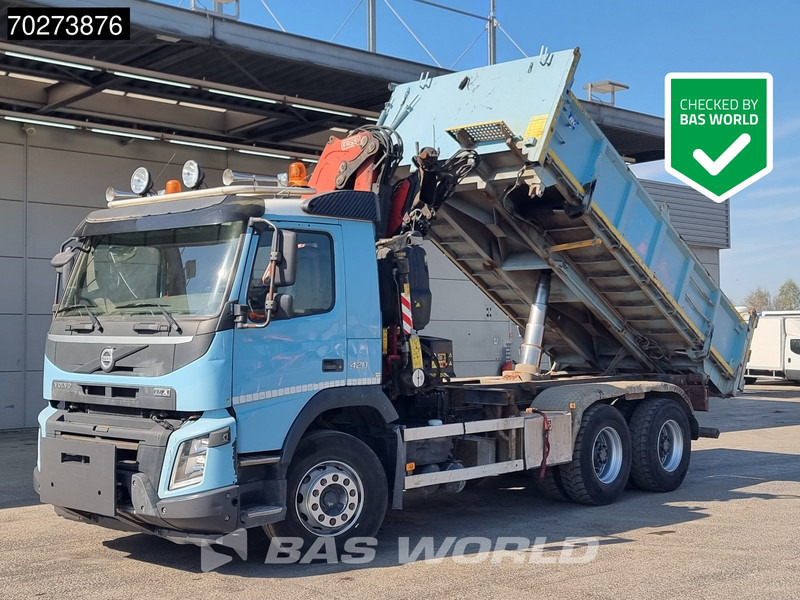Volvo FMX 420 6X4 Fassi F155A.2.22 Crane 9m3 Big-Axle Automatic Euro 5 - Kipper, Autokran: das Bild 5 Volvo FMX 420 6X4 Fassi F155A.2.22 Crane 9m3 Big-Axle Automatic Euro 5 - Kipper, Autokran: das Bild 5