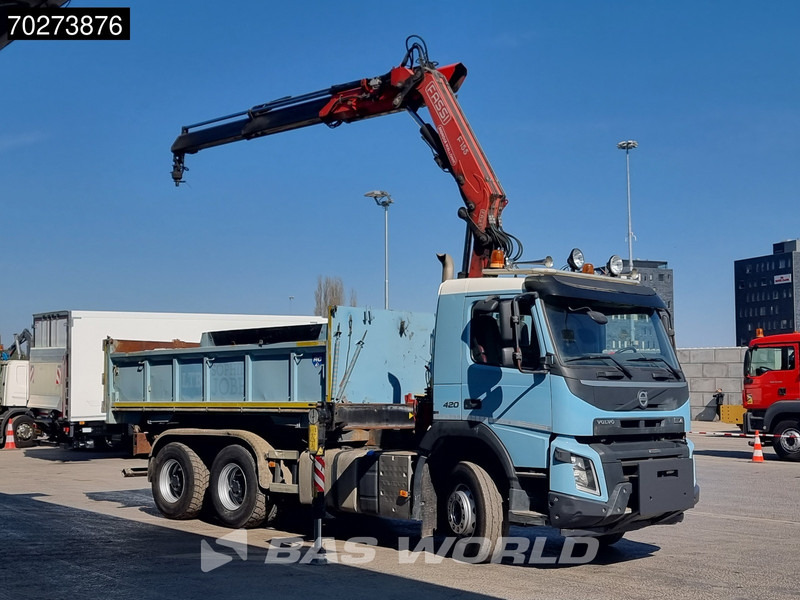 Volvo FMX 420 6X4 Fassi F155A.2.22 Crane 9m3 Big-Axle Automatic Euro 5 - Kipper, Autokran: das Bild 2 Volvo FMX 420 6X4 Fassi F155A.2.22 Crane 9m3 Big-Axle Automatic Euro 5 - Kipper, Autokran: das Bild 2