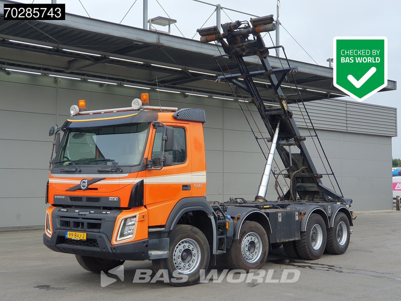 Volvo FMX 500 FMX 8X4 NL-Truck 28tons SAWO 3-Side cable lift Steelsuspension Retarder Automatic Euro 6 - Seil Abrollkipper: das Bild 1 Volvo FMX 500 FMX 8X4 NL-Truck 28tons SAWO 3-Side cable lift Steelsuspension Retarder Automatic Euro 6 - Seil Abrollkipper: das Bild 1