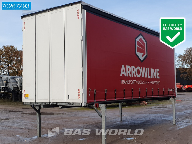 Wecon WPR 715 SG 6X2 Durchladesysteem 20FT / BDF / Wecon / Wechselbrücke - Planenaufbau: das Bild 1 Wecon WPR 715 SG 6X2 Durchladesysteem 20FT / BDF / Wecon / Wechselbrücke - Planenaufbau: das Bild 1