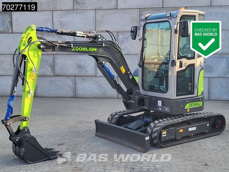 Zoomlion ZE26 GU A/C - CE CERTIFIED - Minibagger: das Bild 1 Zoomlion ZE26 GU A/C - CE CERTIFIED - Minibagger: das Bild 1