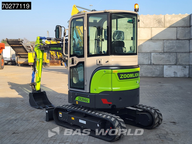 Zoomlion ZE26 GU A/C - CE CERTIFIED - Minibagger: das Bild 5 Zoomlion ZE26 GU A/C - CE CERTIFIED - Minibagger: das Bild 5