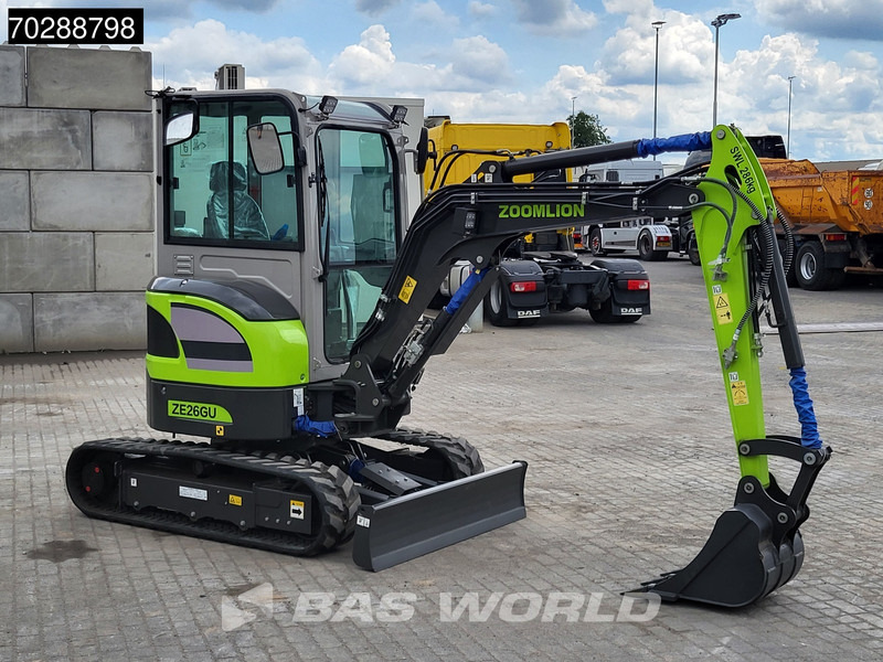 Minibagger, Zustand - NEU Zoomlion ZE26 GU CE CERTIFIED: das Bild 8